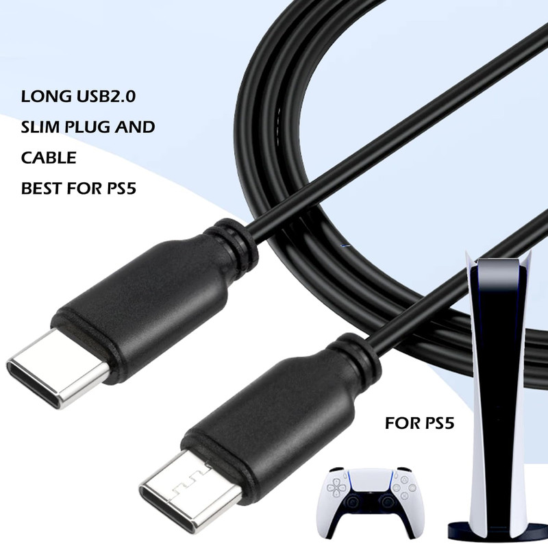Slim USB C to USB C Cable 25FT, Long USB2.0 Cable USB C to Type C Fast Charging gallery