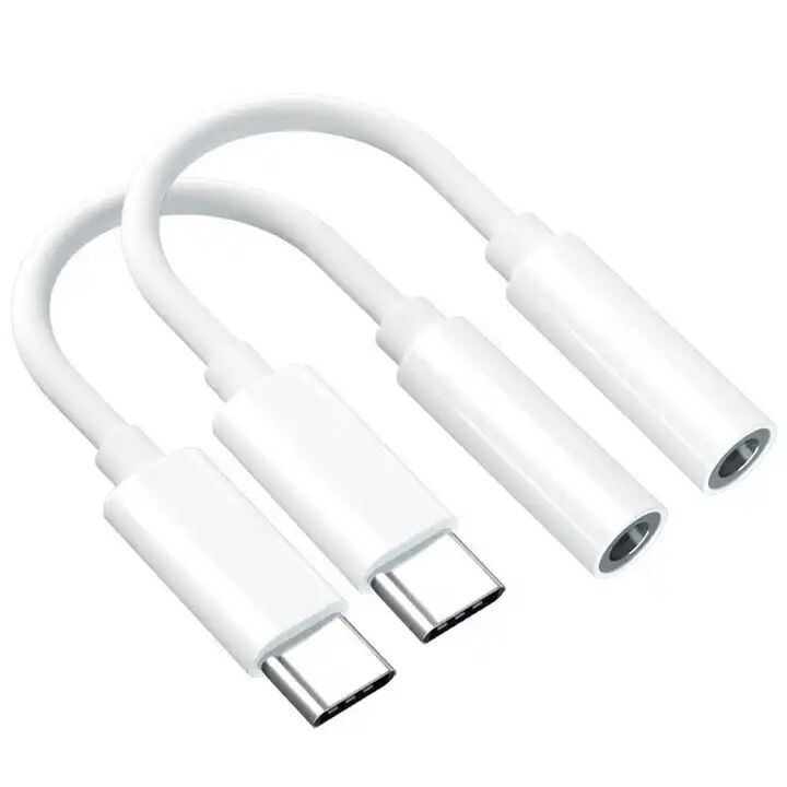 USB Type C to 3.5mm Headphone Audio Aux Stereo Cable Adapter For Samsung Huawei gallery