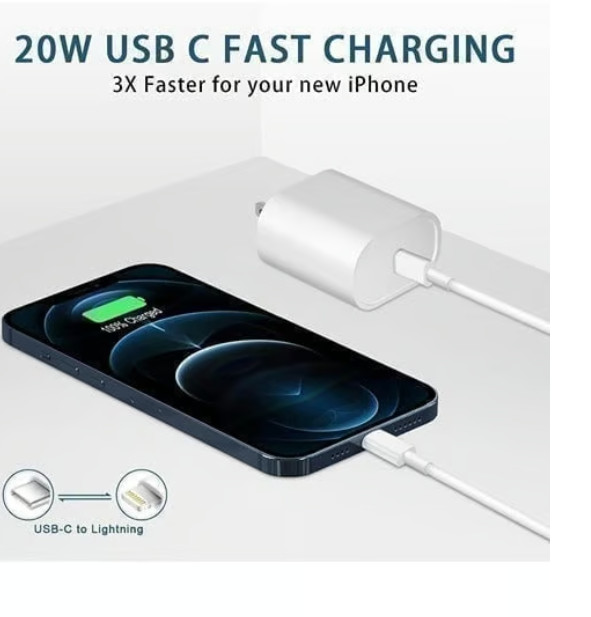 X2 iPhone Chargers Fast Charging USB C 20W Power adapter USB-C gallery