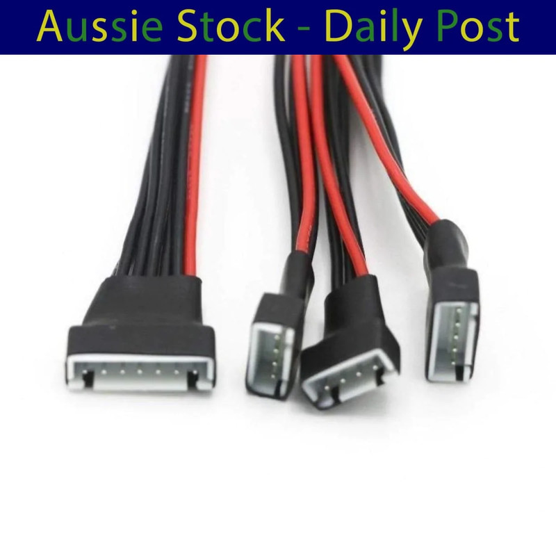 2/10pcs Connector-XH 2S 3S 4S 6S 10-20cm 22AWG Balance Wire Cable Lead gallery
