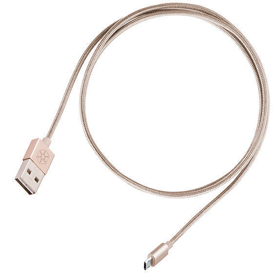 Silverstone CPU01G-500 (Gold) Reversible USB-A to Reversible Micro-B Cable
