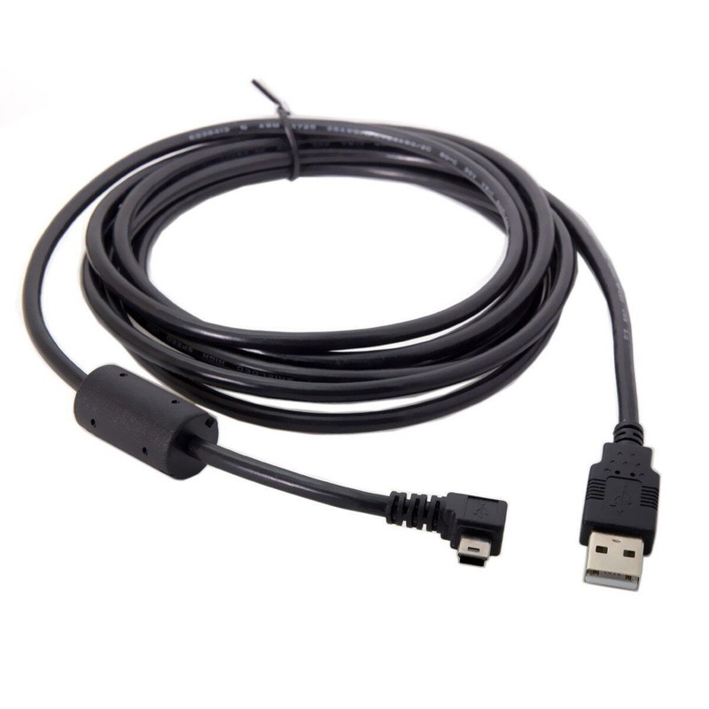 3M Mini USB B Type 5pin Male Right Angled 90 Degree to USB 2.0 Male Data Cable