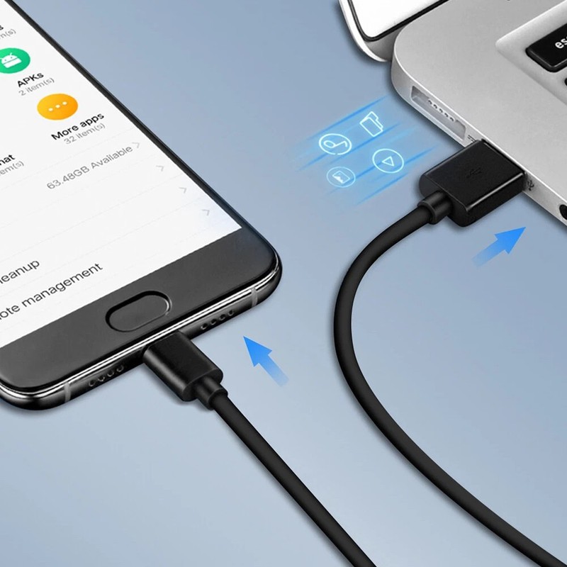 USB Type C Fast Data 3.28ft Charging Cable for Samsung LG Huawei Android Tablets gallery