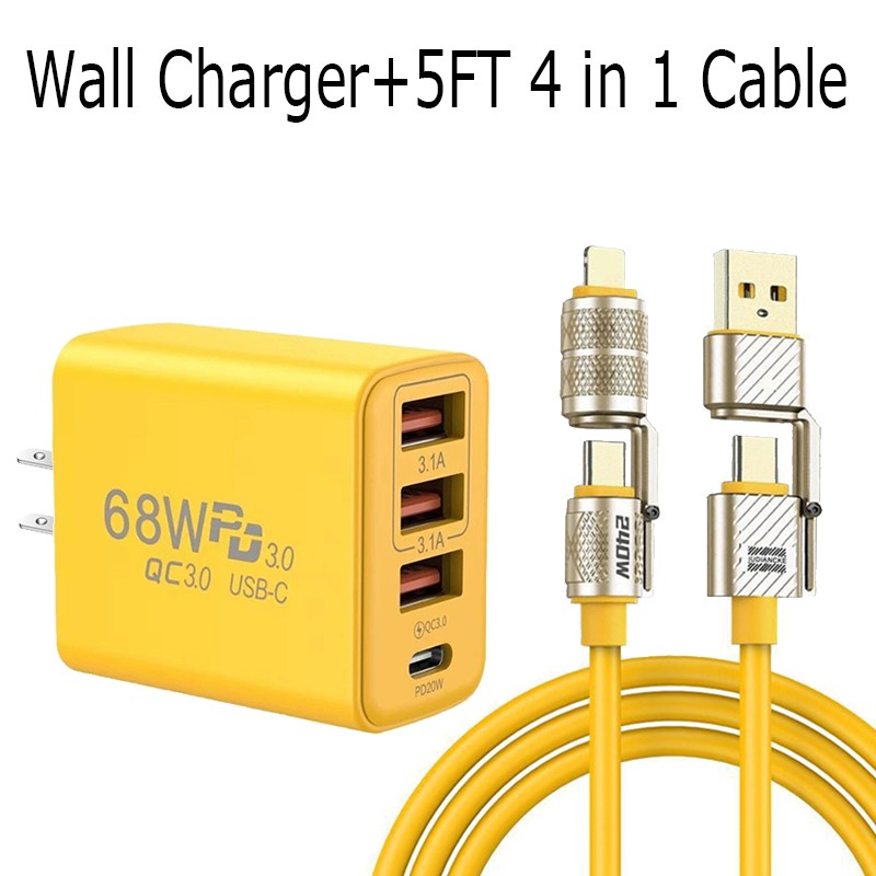 68W Fast Charging Block Type C Wall Charger For Motorola Razr/Edge + 2026 2025