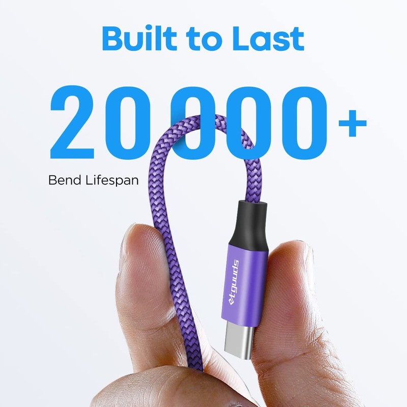 etguuds USB to USB C Cable 2ft, 2-Pack USB A to Type C Charger Cord Fast Char... gallery