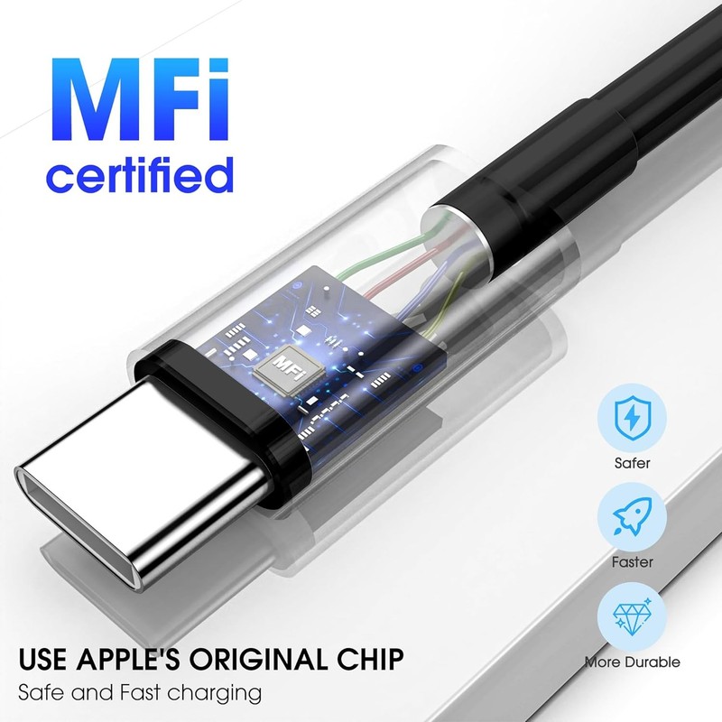 USB-C To Type-C Fast Charging Data SYNC Charger Cable Cor For Samsung 3/6 FT Lot gallery