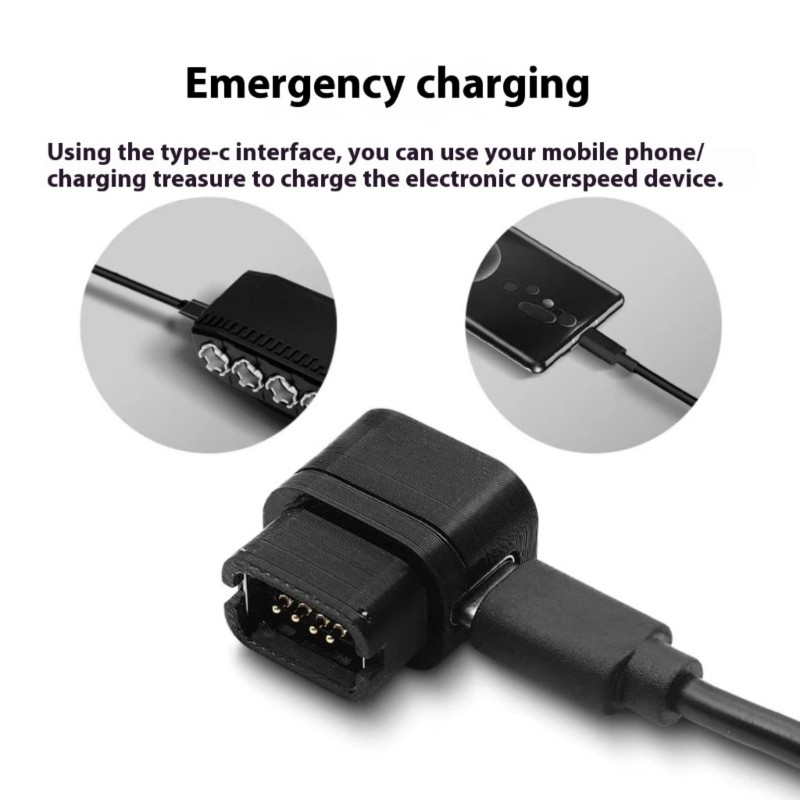 Type C Connectors Metal Locking Clip Type C Charging Cord for Outdoor Activity gallery