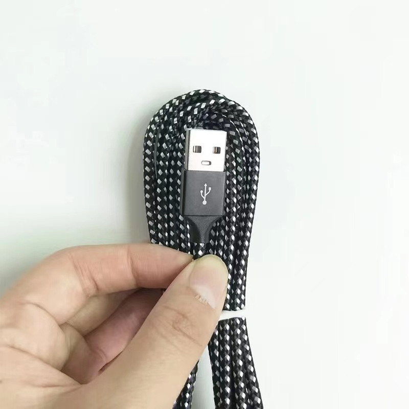 3 Pack USB Charger Cable Braided For iPhone 13 12 11 XR 8 7 6 Fast Charging Cord gallery