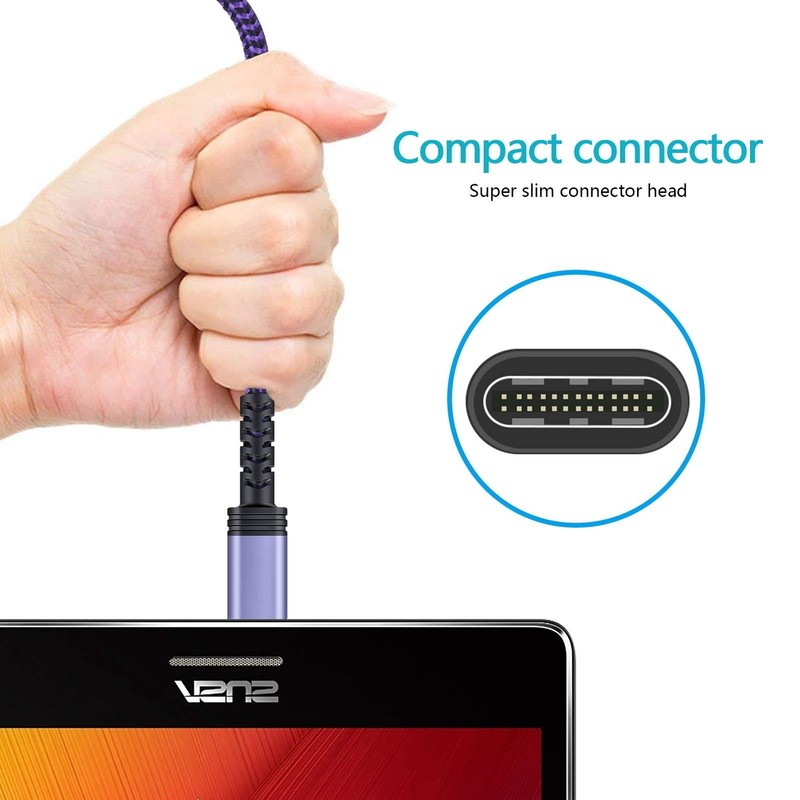 4Pack/6FT Phone Charger Type C Android Fast Charging Cord for Samsung Galaxy ... gallery