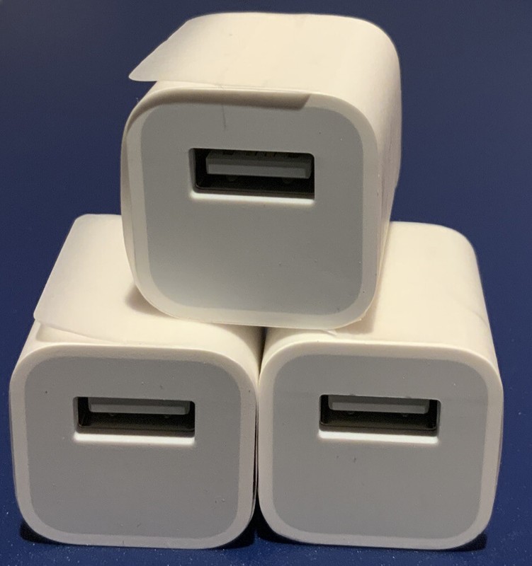 🏯 Apple 5W USB Power Adapter Wall Charger X Apple/ Samsung‼️Lot Of 3🆕As Shown gallery