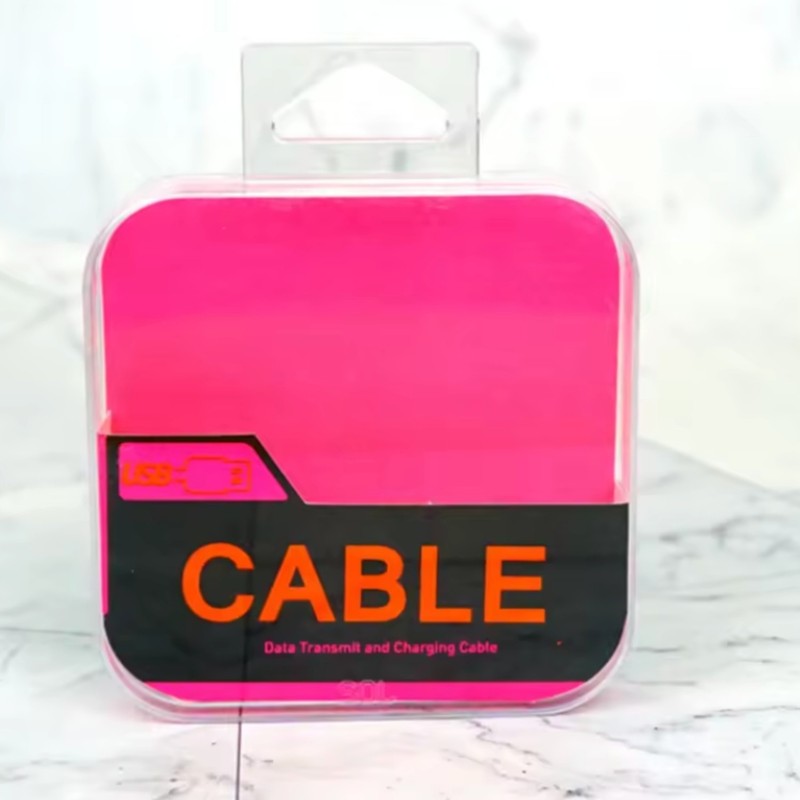 Mobile Phone Transparent Plastic Charging USB Cable USB to Iphone 5/10/15 PACKS gallery