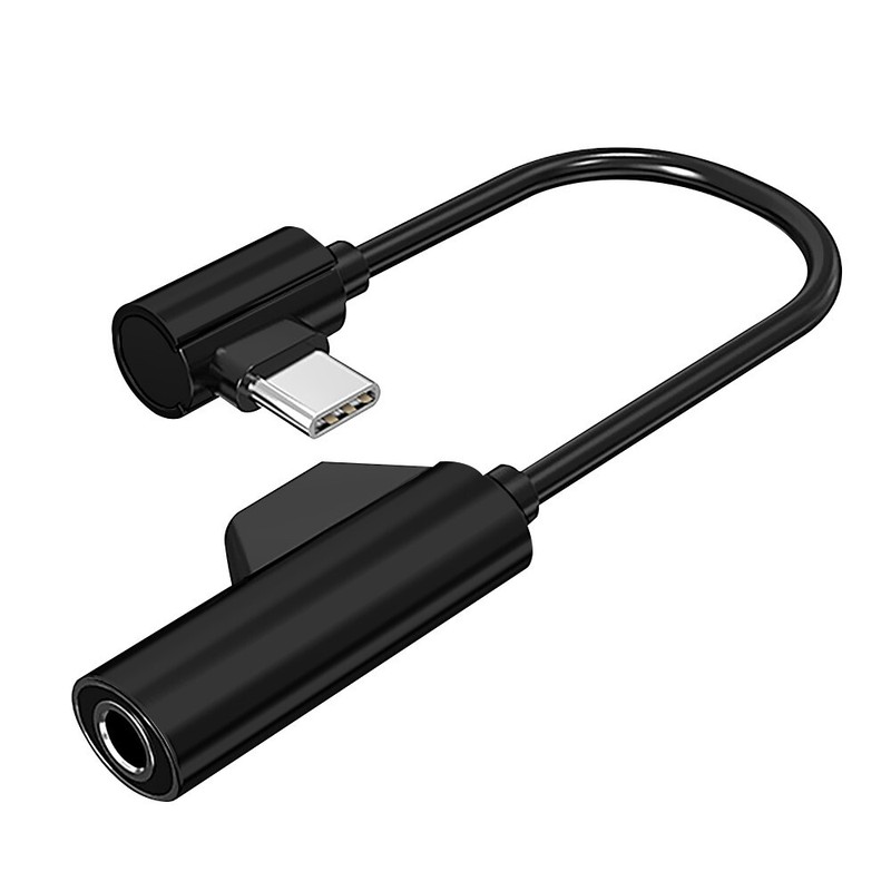 Good Quality 2in1 Type-C to 3.5mm Audio Adapter f Samsung Galaxy A02s SM-A025V