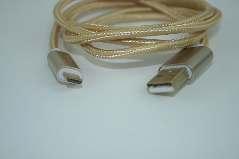 MyGeek Micro USB Cable - Nylon Braided, Gold, US Stock gallery