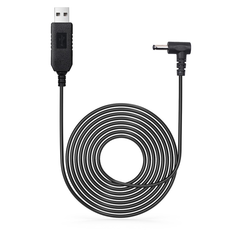 USB to DC3.5 Power Cable for Radar Detectors, 6.56FT 5V-12V Type C Straight P…