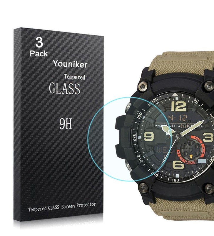 3 Pack Compatible for GG-1000 Screen Protector Tempered Glass for GG1000 Watc...