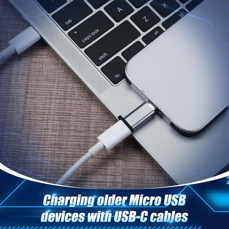 5 PCS USB C to Micro USB Adapter, Type C Female to Micro Usbmale Convert Conn... gallery