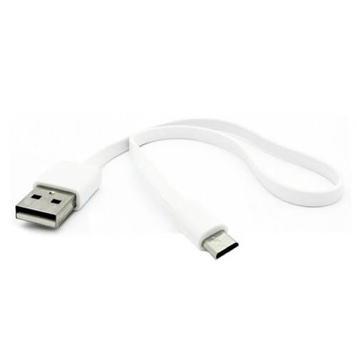 1ft Short USB Cable MicroUSB Charger Cord Power Wire Flat Fast for SmartPhones gallery