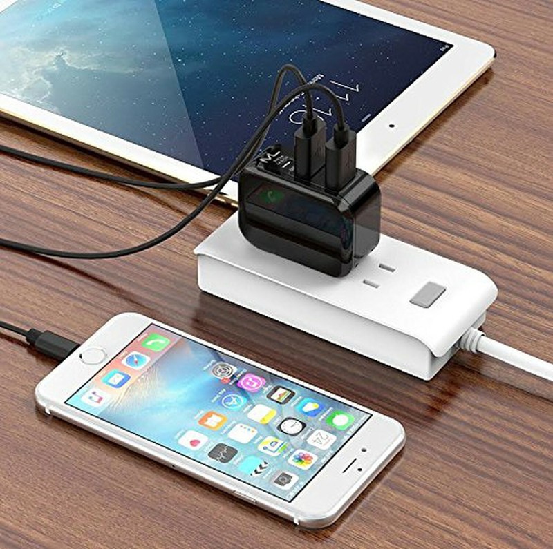 USB Type-C (3A) 41W Dual Port Type-A USB Quick Charging Wall Charger Travel A... gallery