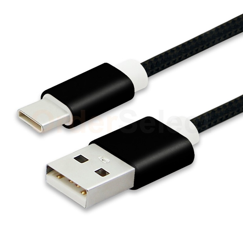 2 USB Type-C 10' Braid Cable for Motorola Moto G Fast/G Power/G Stylus/G 5G Plus gallery