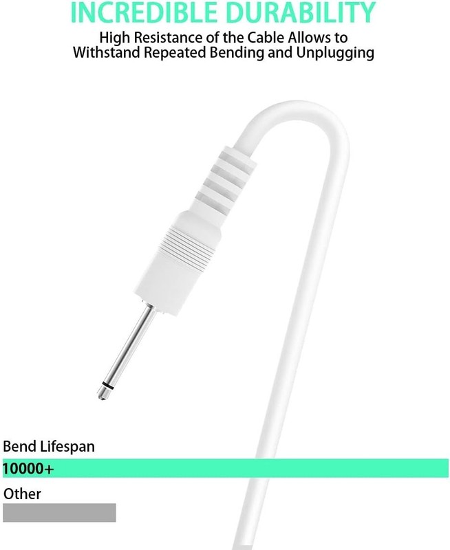 High Quality 3ft USB DC 2.5mm Charger Cord Fast Power Adapter White gallery
