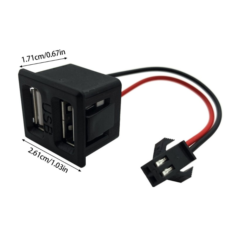 3Pieces Lamp Power Supplies Sockets With Double USB For Living Room Corners gallery