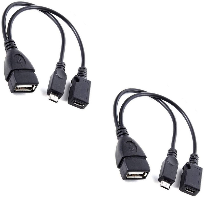 2 PACK! TV USB Port Adapter, Micro OTG Cable and Power For Fire Stick SNES Swit