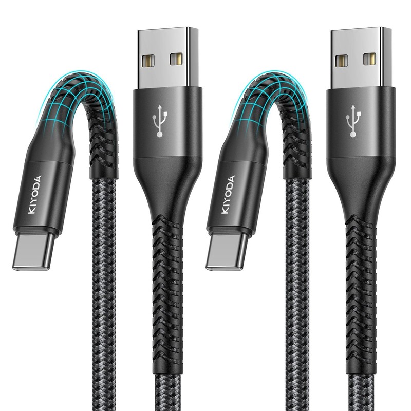 6FT USB A to USB C Cable 3A Fast Charging - 2 Pack Durable Charger for iPhone 17 gallery