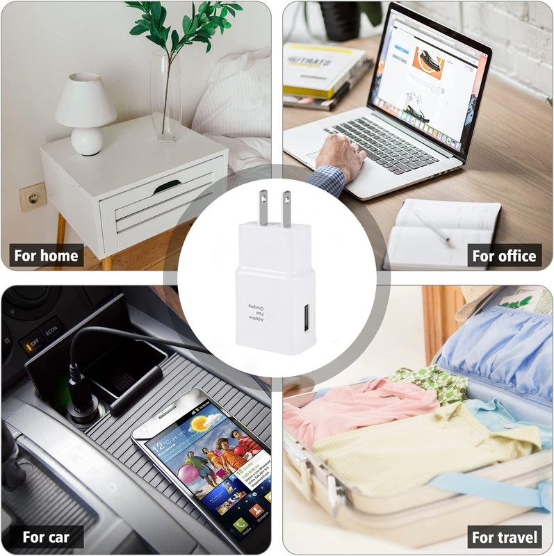 USB Wall Charger Fast Adapter Block Charging Cube Brick Box For Samsung Android gallery