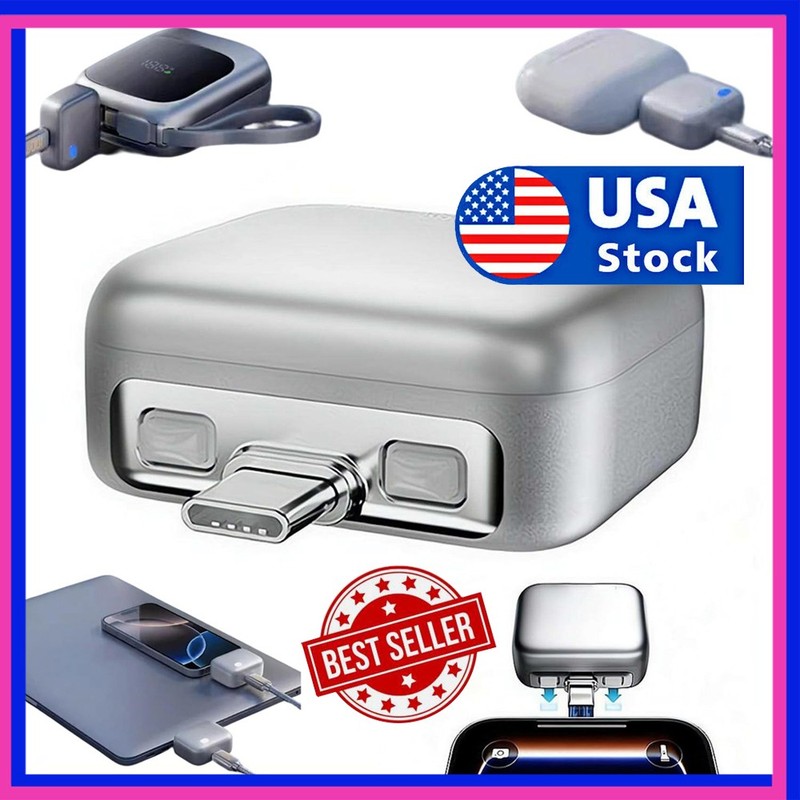 Smart Auto Stop Charging Adapter, Auto Disconnect Charger Portable for Travel ET