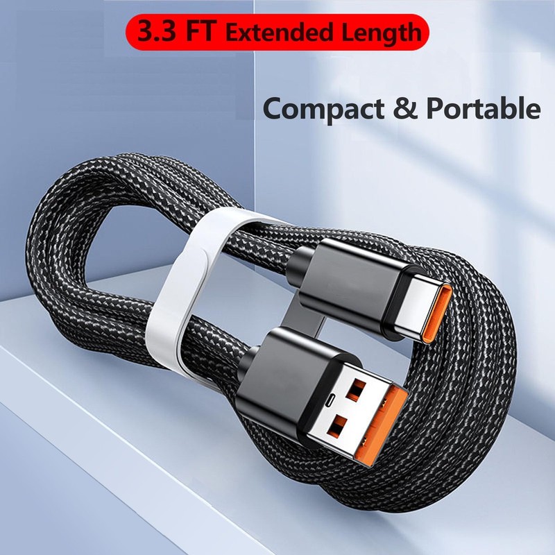 ZZrszhp USB-C Charger Cable Compatible for T-Mobile REVVL 7/7 Pro black gallery
