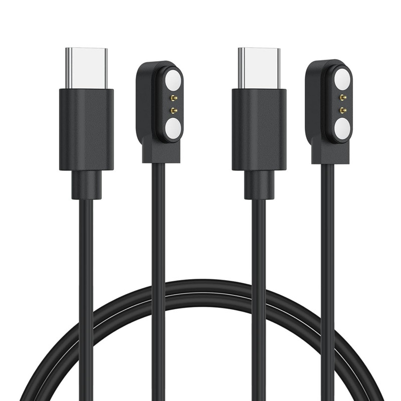 Cables de Carga para Reloj Inteligente VeryFit Magneticos Paquete de 2 Pz