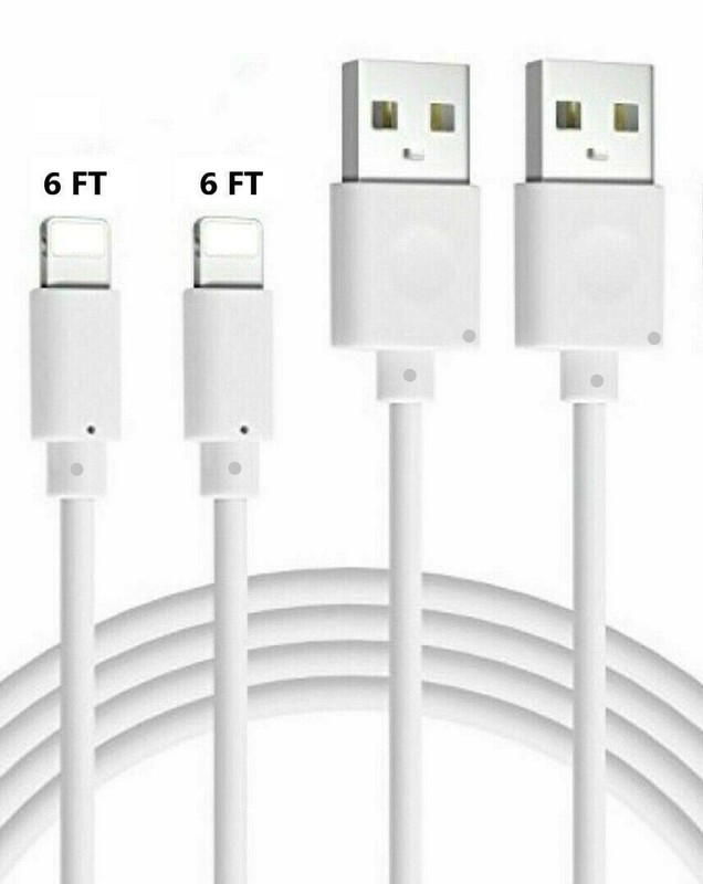 2x 6ft Extra Long Cable Charging Cord for iPhone 11 / 11 PRO /11 MAX