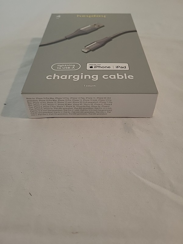 x3 heyday™ 4ft Lighting to USB-A Cable MiFi Certified High Charging Speed Apple gallery
