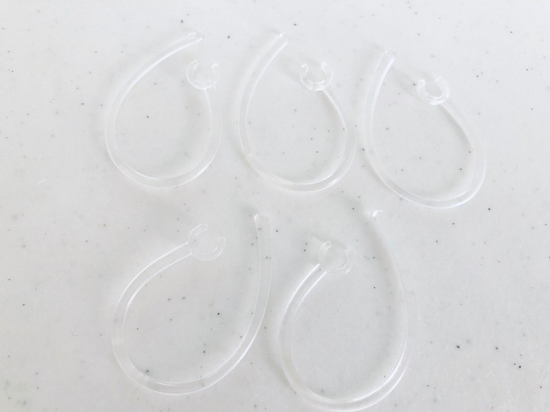 PACK CLEAR EARHOOKS Replacement earphone headset Ear Hooks for Bluetooth Headset gallery