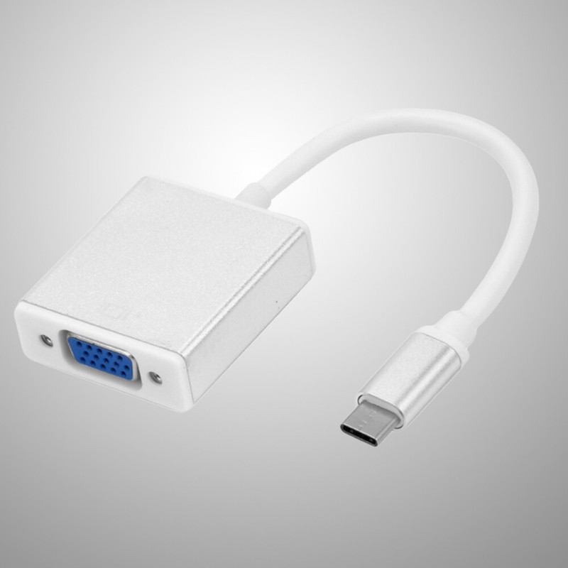 Type-C to VGA Converter Usb-tovga Adapters Display Cable for Monitor gallery