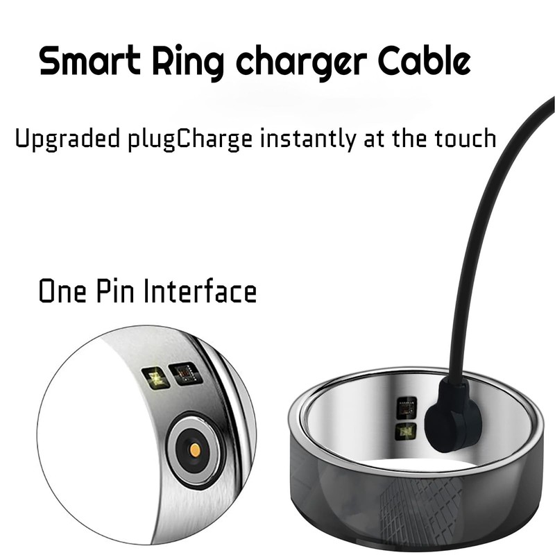 2 Pcs Magnetic Smart Ring Chargers Replacement Charger Cord for 4 mm 4 gallery