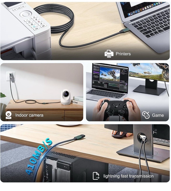65FT USB 3.0 Extension Cable with Extension Chipsets Signal Booster Active gallery
