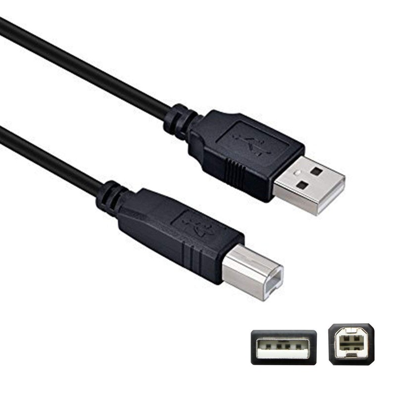 Blue Snowball MIC Microphone Replacement USB-A to USB-B 2.0 Cable - Power Cor... gallery