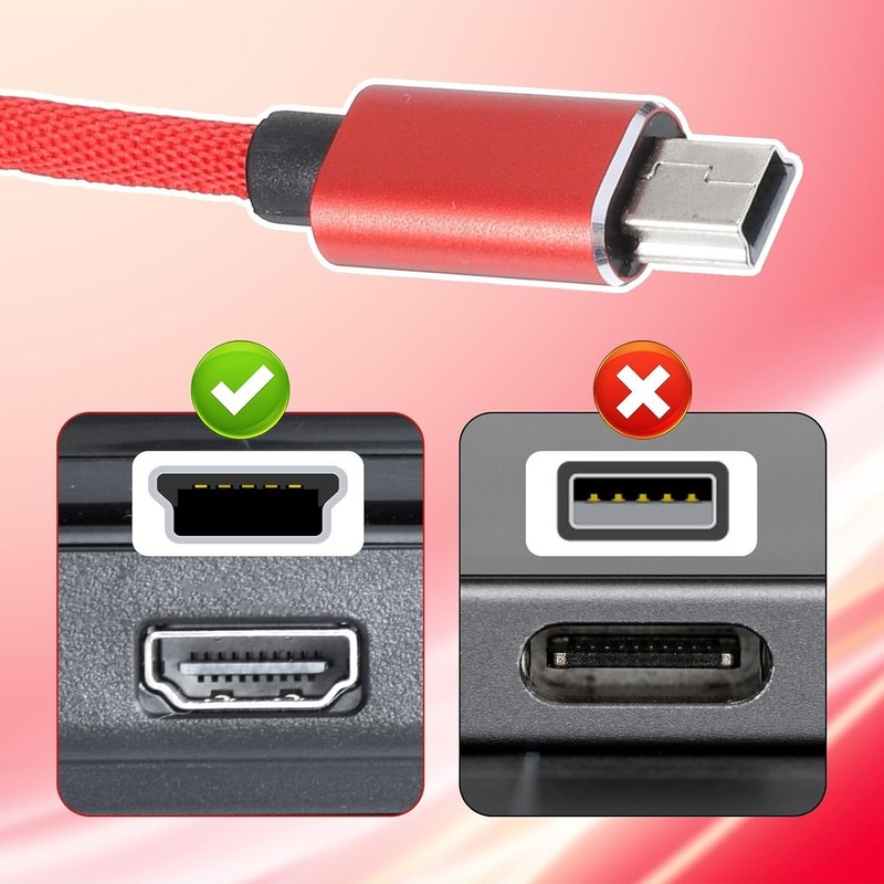 2 Pcs Mini USB OTG Adapter – Braided Cable for Fast Data Transfer & Charging gallery