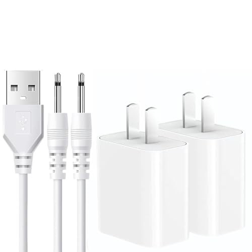 2 Pack 5V 2A USB to DC 2.5mm Fast Charging Cable for Massagers, Toys & Devices gallery