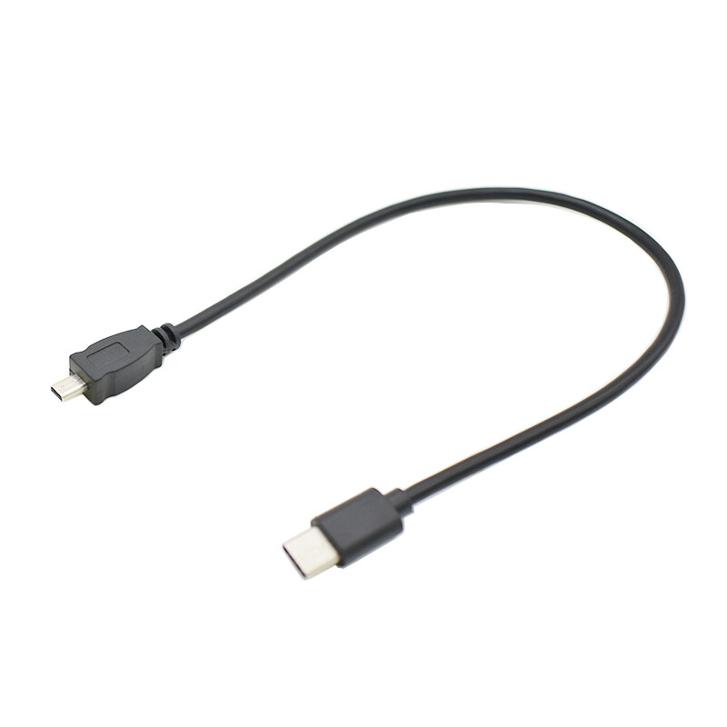 30cm USB Type-C 3.1 Male to MINI 8 PIN Male OTG Cable Type C Cord Camera USB 2.0