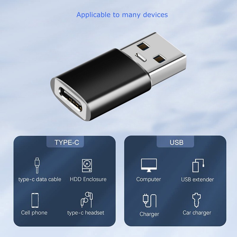Type C Braided Charging Cable with USB Male Adapter for iPhone 15, Galaxy, Pixel gallery