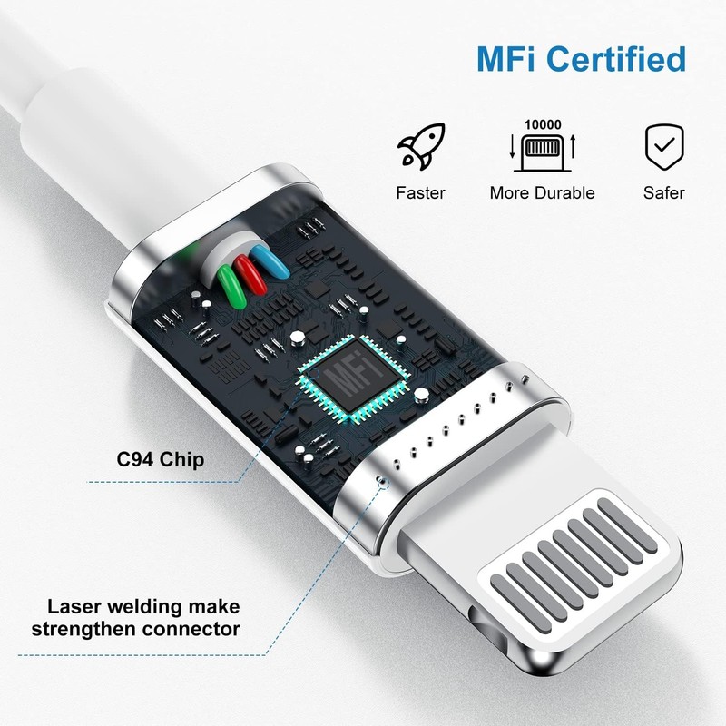 Wholesale 20W USB-C to iPhone Cable Fast Charger For iPhone14 13 12/Pro Max Cord gallery