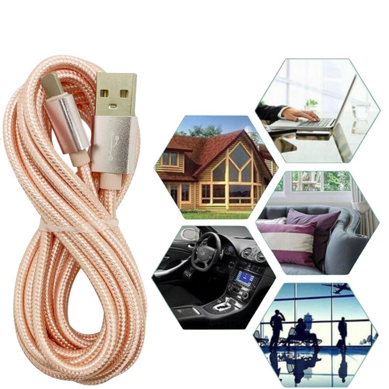 Braided Fast Charger Cable USB Charging Cord For iPhone 14 13 12 11 Pro Max XR 8 gallery