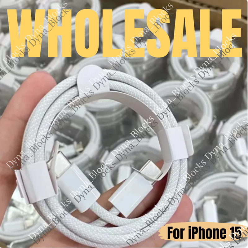 Lot USB-C to USB-C Cable 3Ft PD Fast Charger Cord For Samsung iPhone 15 Pro Max