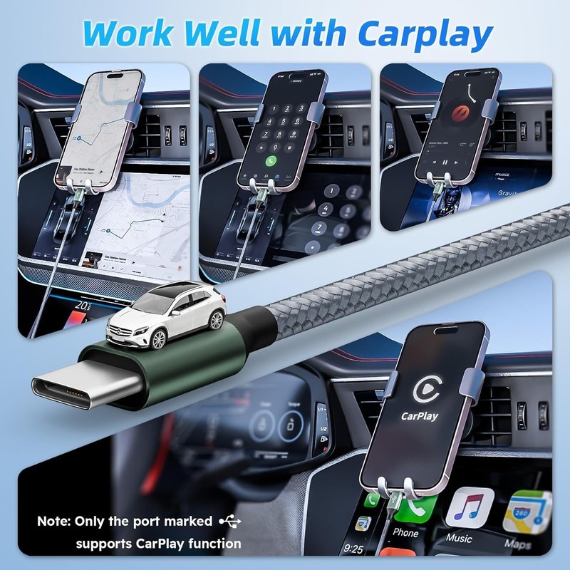USB C Multi Charging Cable with 4 Type-C Connectors, USB C Splitter 1 in 4 Out M gallery