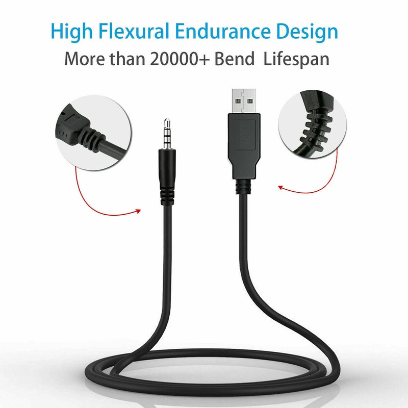 3.5mm Car AUX Audio Plug Jack Male to USB 2.0 OTG Cord Converter Adapter Cable gallery