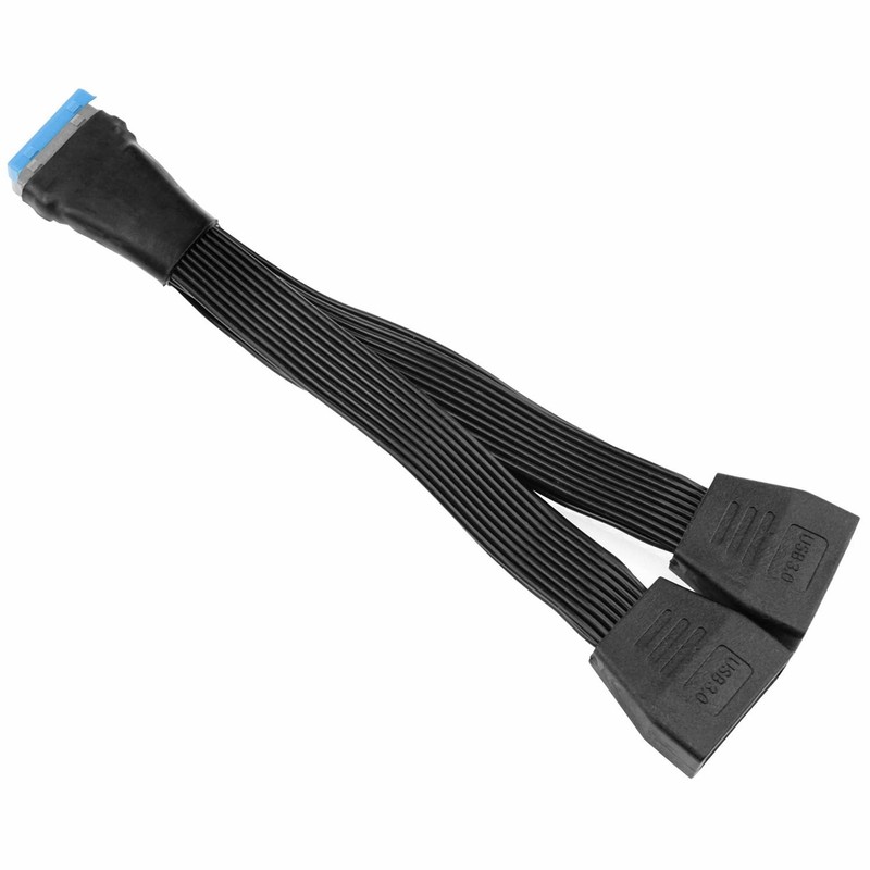 USB 3.0 Interface Extension Cable 19-pin to Dual 20-pin Adapter for Computer …