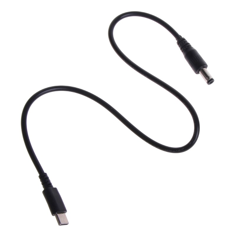 USB C To DC5.5×2.1mm Power Cord, 5V 3A Charging Cable For 5.5mmx2.1mm Devices