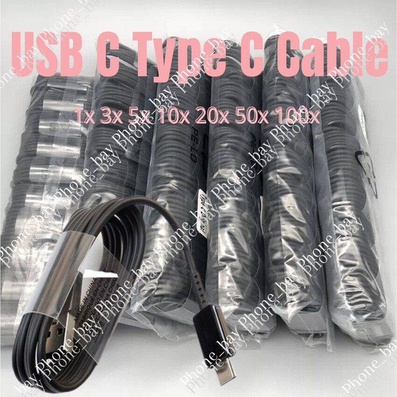 USB C Type C Fast Charger Cable Adapter Cord Lot For Android Samsung iPhone 15